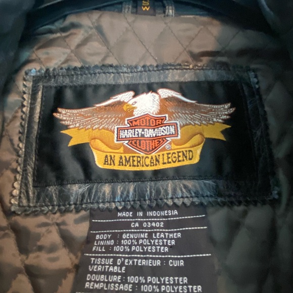 Like New Genuine Leather Harley Davidson Jacket 🏍 - Picture 6 of 12